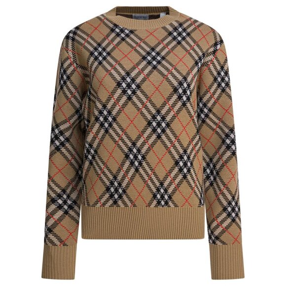 Burberry Wool Blend Crew Neck Sweater tag size L Women